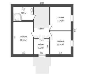 Дом 160м², 2-этажный, участок 20 сот.  