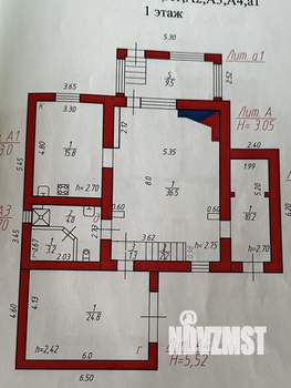 Дом 250м², 2-этажный, участок 6 сот.  