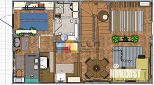 Таунхаус 180м², 3-этажный, участок 1 сот.  