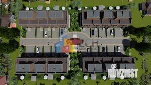 Таунхаус 118м&sup2;, 2-этажный, участок 2 сот.  