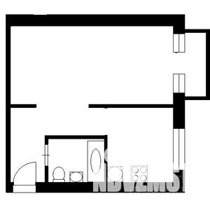 1-к квартира, на длительный срок, 33м2, 2/5 этаж