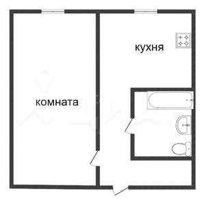 1-к квартира, на длительный срок, 34м2, 4/9 этаж