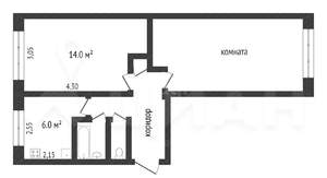 2-к квартира, на длительный срок, 50м2, 3/5 этаж