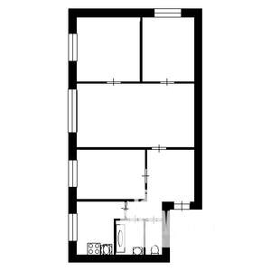 2-к квартира, на длительный срок, 38м2, 1/5 этаж
