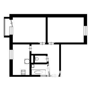 2-к квартира, на длительный срок, 47м2, 2/9 этаж