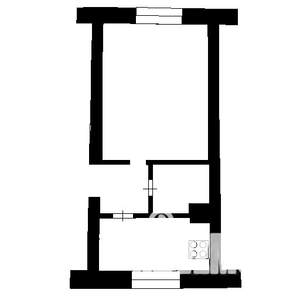 1-к квартира, на длительный срок, 31м2, 3/4 этаж