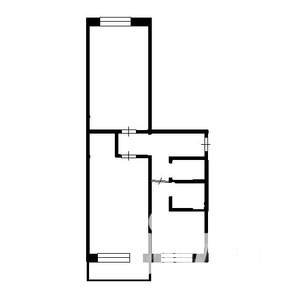 2-к квартира, на длительный срок, 48м2, 2/5 этаж