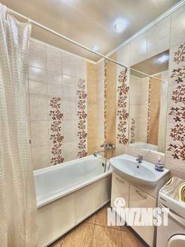1-к квартира, посуточно, 40м2, 17/25 этаж
