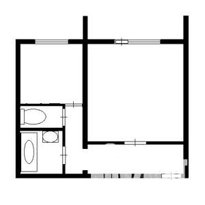 1-к квартира, на длительный срок, 35м2, 5/5 этаж