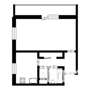 1-к квартира, на длительный срок, 35м2, 5/9 этаж