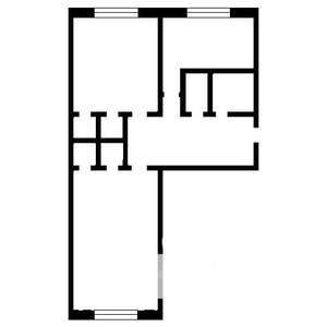 1-к квартира, на длительный срок, 38м2, 1/4 этаж