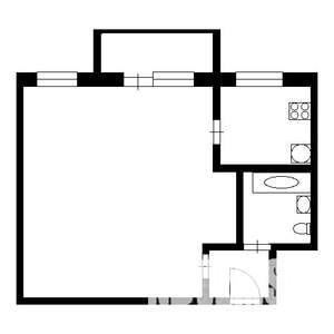 1-к квартира, на длительный срок, 45м2, 16/22 этаж