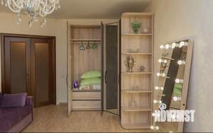 1-к квартира, посуточно, 46м2, 1/1 этаж