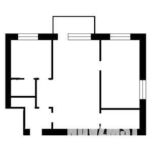 2-к квартира, на длительный срок, 45м2, 4/5 этаж