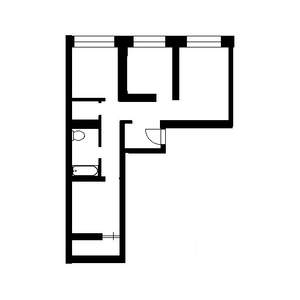 1-к квартира, на длительный срок, 34м2, 4/9 этаж