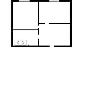 2-к квартира, на длительный срок, 41м2, 2/4 этаж