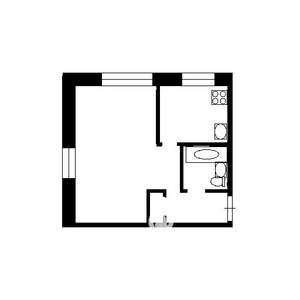 1-к квартира, на длительный срок, 32м2, 3/9 этаж