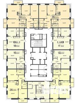 1-к квартира, вторичка, 47м2, 18/25 этаж