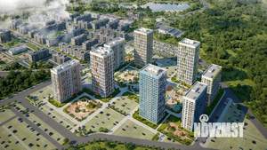 1-к квартира, строящийся дом, 39м2, 15/16 этаж