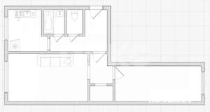 2-к квартира, вторичка, 44м2, 1/5 этаж