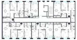 2-к квартира, строящийся дом, 80м2, 2/8 этаж
