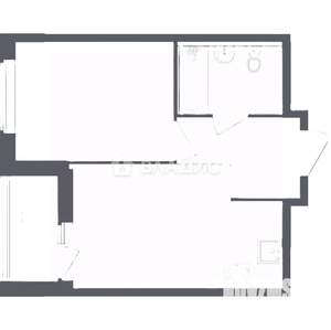 1-к квартира, вторичка, 28м2, 5/5 этаж