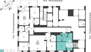 Студия квартира, вторичка, 33м2, 1/24 этаж