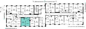 1-к квартира, вторичка, 33м2, 1/9 этаж