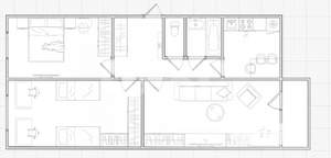 3-к квартира, вторичка, 62м2, 2/5 этаж