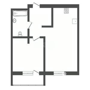 2-к квартира, вторичка, 36м2, 3/9 этаж