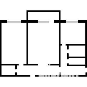 2-к квартира, вторичка, 58м2, 3/4 этаж