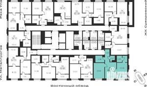 2-к квартира, вторичка, 61м2, 5/25 этаж