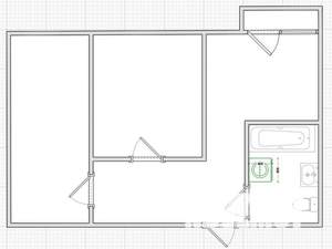 2-к квартира, вторичка, 46м2, 4/5 этаж