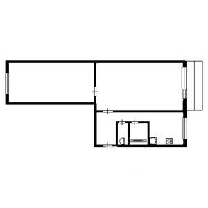 2-к квартира, вторичка, 50м2, 4/5 этаж