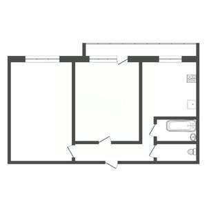 2-к квартира, вторичка, 47м2, 5/9 этаж