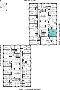 1-к квартира, вторичка, 36м2, 20/25 этаж