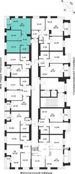 2-к квартира, вторичка, 54м2, 3/16 этаж