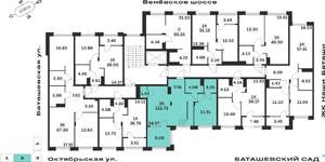 4-к квартира, вторичка, 113м2, 8/16 этаж