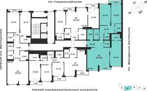 3-к квартира, вторичка, 161м2, 8/9 этаж