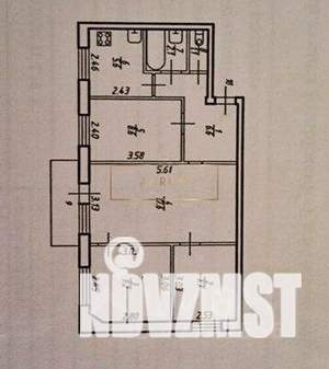 4-к квартира, вторичка, 59м2, 5/5 этаж