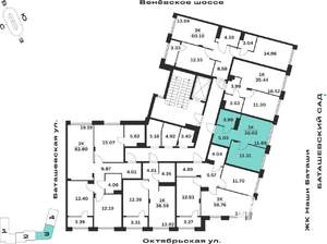 1-к квартира, вторичка, 32м2, 5/15 этаж