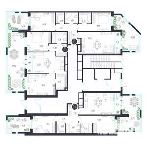2-к квартира, строящийся дом, 115м2, 1/8 этаж