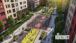 2-к квартира, строящийся дом, 55м2, 2/5 этаж