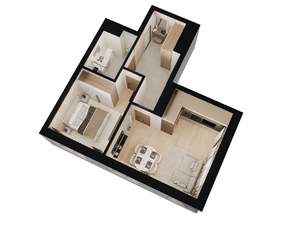 1-к квартира, вторичка, 46м2, 3/4 этаж