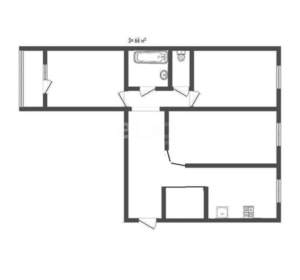 3-к квартира, вторичка, 115м2, 3/16 этаж