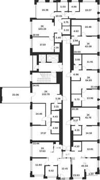 1-к квартира, вторичка, 42м2, 8/10 этаж