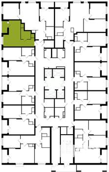 Студия квартира, вторичка, 31м2, 22/25 этаж