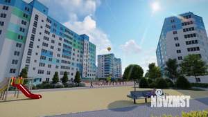 1-к квартира, строящийся дом, 42м2, 7/10 этаж