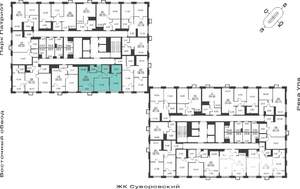 2-к квартира, вторичка, 65м2, 7/25 этаж