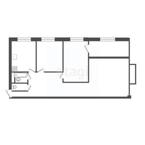 4-к квартира, вторичка, 60м2, 5/5 этаж